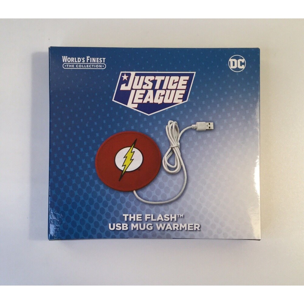 DC Comics The Flash USB Mug Warmer Worlds Finest Culturefly Exc Justice League